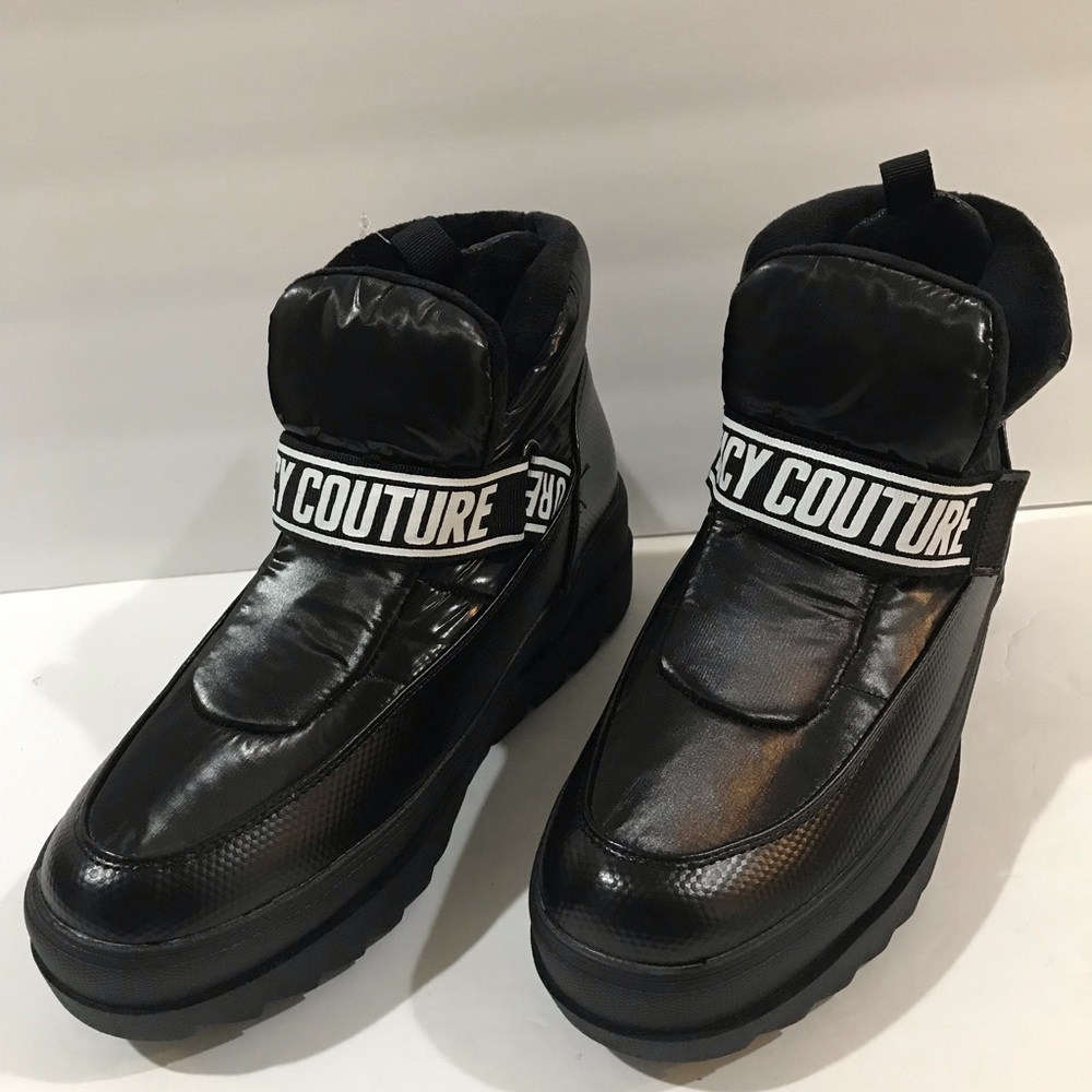Juicy Couture Veronica Winter Women’s Platform Ankle Boots Black Size 9